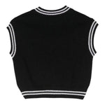 ELISABETTA FRANCHI gilet in maglia scollo a v tinta unita Nero per Bambina EFMA153X NERO ELISABETTA FRANCHI 