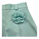 Petit Posh Short Tina Unita con Applicazione per Bambina GFBS25066SH VERDE ACQUA PETIT POSH 