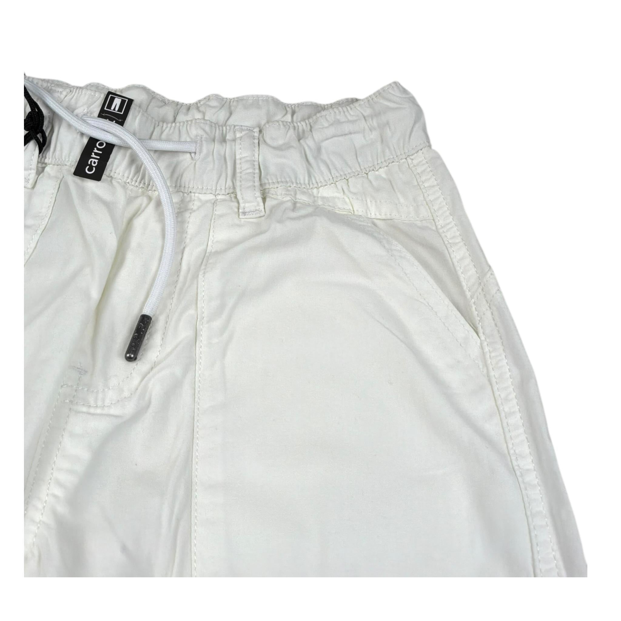 Sarabanda Pantalone Tinta Unita con Elastico In Vita per Bambino 08714 PANNA SARABANDA 