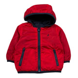 Jeckerson Giubbino Tinta Unita con Zip E Cappuccio per Neonato JN4015 ROSSO JECKERSON 