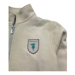 Trussardi Felpa con Zip Tinta Unita E Logo per Bambino TBP26149FE BEIGE TRUSSARDI 