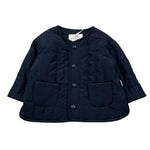 Teddy E Minou Giubbino Tinta Unita con Bottoni per Neonato E25CN021N0001 BLU TEDDY E MINOU 