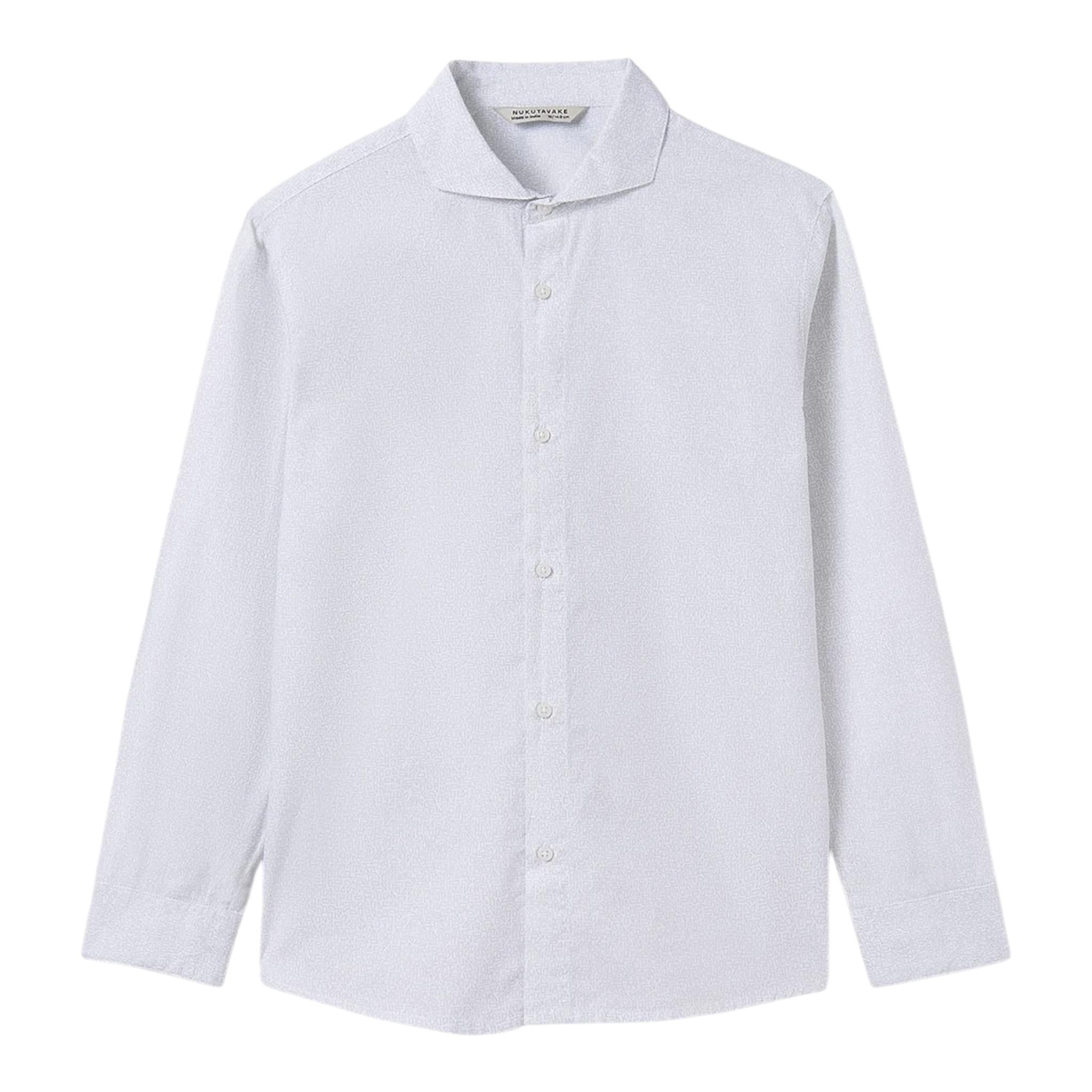 Mayoral Camicia Manica Lunga tinta unita Bianco/Verde per Bambino 6142 BIANCO/VERDE MAYORAL 