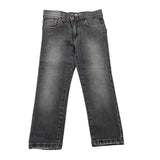 NUPKEET jeans tinta unita con girovita regolabile Nero per Bambino 04NK814 NERO NUPKEET 