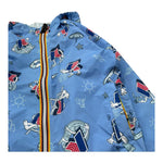 K-Way Giubbino Stampa Fantasia con Loghi per Bambina K2148SWX AZZURRO K-WAY 