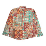 Over-D Camicia Tinta Unita con Fantasia per Bambino OK1074SCM MARRONE OVER-D 