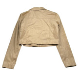 Liu Jo Giubbino tinta unita con Zip Beige per Bambina GA5194X BEIGE LIU JO 