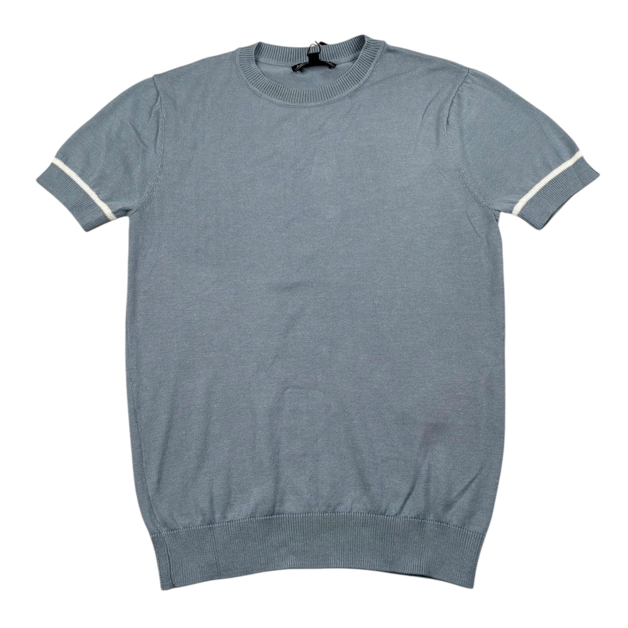 Antony Morato T-Shirt In Maglia Tinta Unita per Bambino MKSW01292X AZZURRO ANTONY MORATO 