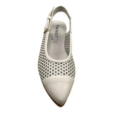 Twinset Ballerina Tinta Unita con Trafori per Bambina 221GCJ04G BIANCO TWINSET 