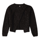 SARABANDA maglia girocollo tinta unita paillettata Nero per Bambina 0A778 NERO SARABANDA 