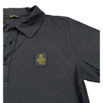 Refrigiwear Polo Mezza Manica Tinta Unita con Logo per Bambino RW427 NERO REFRIGIWEAR 