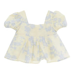 Elisabetta Franchi Top Tinta Unita con Fantasia per Neonata EGCA043 GIALLO ELISABETTA FRANCHI 