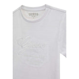 Guess T-Shirt Tinta Unita con Logo per Bambino L5RI19KCM20 BIANCO GUESS 