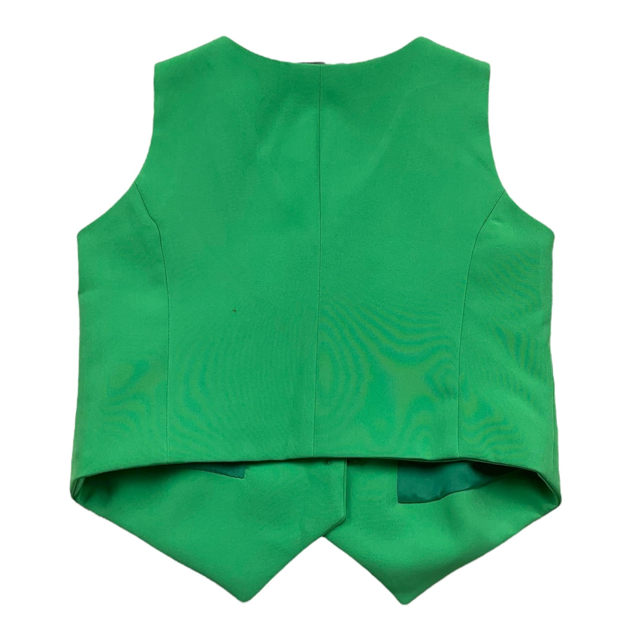 Petit Posh Gilet Tinta Unita per Bambina GFBS25028GL VERDE PETIT POSH 