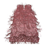 Please Abito Tinta Unita con Paillettes per Bambina AB48390G73 ROSA PLEASE 