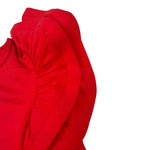 Vicolo Abito Tinta Unita con Rouches per Bambina 3145V00369 ROSSO VICOLO 