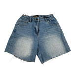 Refrigiwear Short In Denim Tinta Unita con Girovita Regolabile per Bambina 314PRFJS25X AZZURRO REFRIGIWEAR 