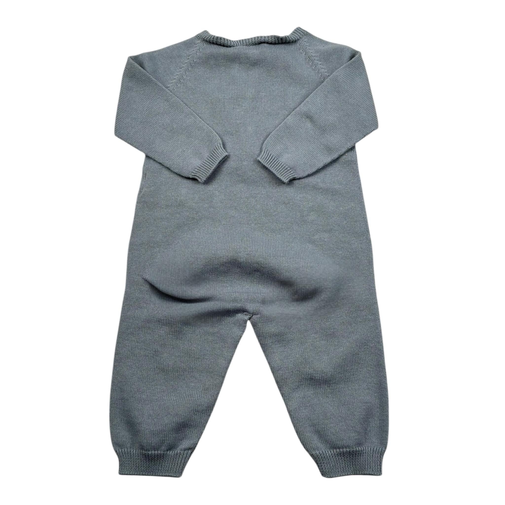 Wedoble Tutina Manica Lunga Tinta Unita per Neonato V2504346B BLU WEDOBLE 