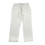 Paolo Pecora Pantalone tinta unita con Elastico In Vita Bianco per Bambino PP3302 BIANCO PAOLO PECORA 