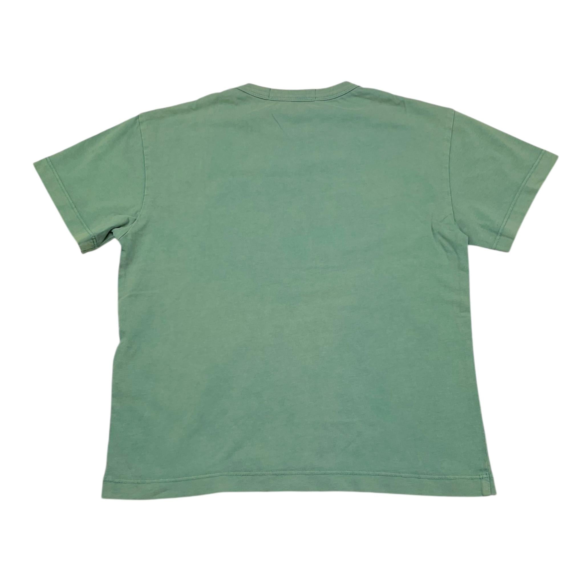 Replay T-Shirt Girocollo Tinta Unita con Logo per Bambino SB7407 VERDE REPLAY 