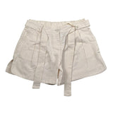 Manila Grace Short Tinta Unira con Cinturino per Bambina MG2615X BEIGE MANILA GRACE 