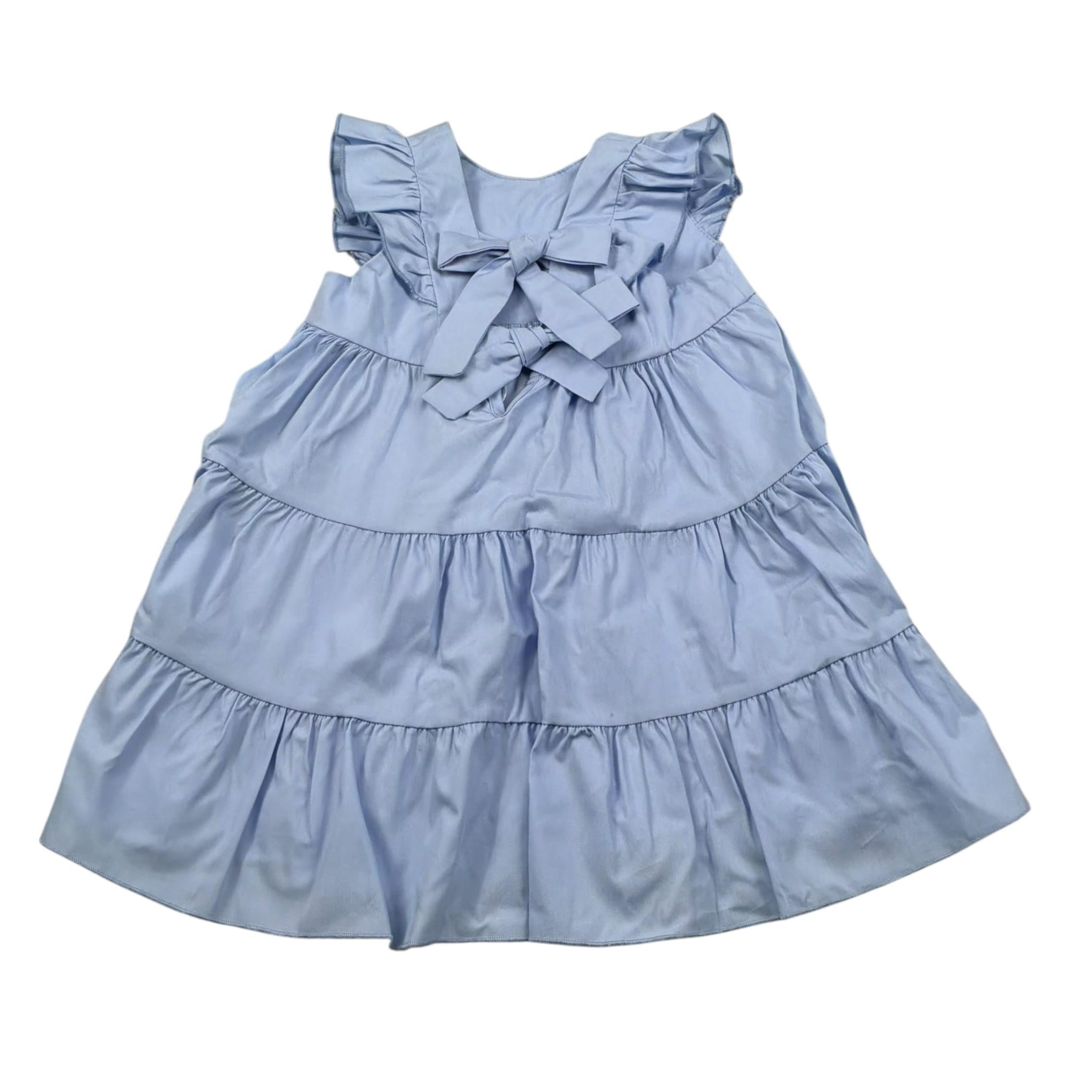 M+E' Abito Mezza Manica tinta unita Azzurro per Neonata U1399 AZZURRO M+E' 