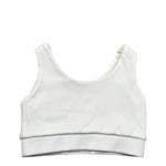 Imperial Kids Top Tinta Unita A Costine per Bambina M023070G75 BIANCO IMPERIAL KIDS 