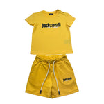 Just Cavalli Completo 2 Pezzi T-Shirt-Bermuda per Neonato JIP26090CJ GIALLO JUST CAVALLI 