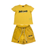 Just Cavalli Completo 2 Pezzi T-Shirt-Bermuda per Neonato JIP26090CJ GIALLO JUST CAVALLI 