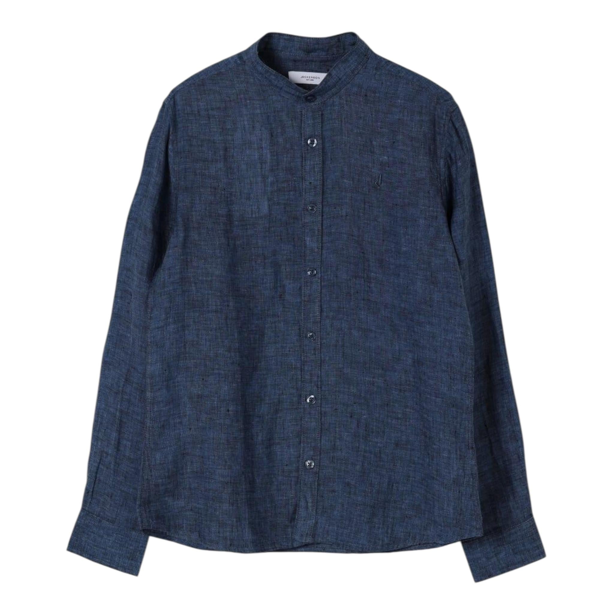 Jeckerson Camicia Manica Lunga Tinta Unita per Bambino 141SJMJS25 BLU JECKERSON 