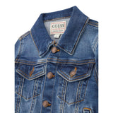 Guess Giubbino In Denim Tinta Unita per Neonato N4RL07D4GV0 BLU GUESS 