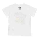 I Do T-Shirt Girocollo Tinta Unita con Stampa per Neonato 4B459N BIANCO I DO 