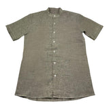 Louis Dieudonne' Camicia Tinta Unita Mezza Manica con Collo Coreano per Bambino DJDJJ GRIGIO LOUIS DIEUDONNE' 