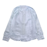 Manuel & Frank Camicia Tinta Unita con Colletto Coreano per Bambino MF3059R AZZURRO MANUEL & FRANK 