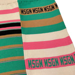 MSGM gonna multicolor con fantasia a righe Multicolor per Bambina F4MSJGSK196 MULTICOLOR MSGM 