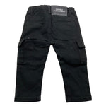 DANIELE ALESSANDRINI jeans tinta unita con girovita regolabile Nero per Bambino 1291P00023XX NERO DANIELE ALESSANDRINI 