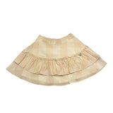 Liu Jo Gonna Tinta Unita con Fantasia A Quadri per Bambina KA5003 BEIGE LIU JO 