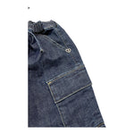 PLEASE jeans tinta unita con elastico in vita Blu per Bambina PE58012G65 BLU PLEASE 