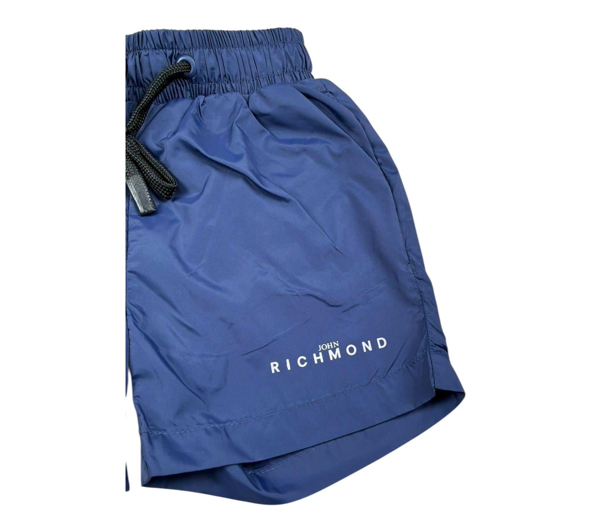John Richmond Costume Tinta Unita con Logo per Neonato RIP26013CO BLU JOHN RICHMOND 