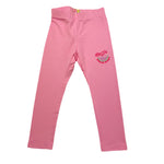 Mousse Leggins Tinta Unita con Stampa per Bambina SKL377P ROSA MOUSSE 