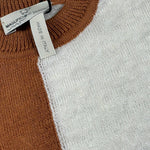 Maglifici di Verona Pagliaccetto Bicolore Mezza Manica per Neonato 045360 BIANCO/MARRONE MAGLIFICI DI VERONA 