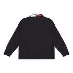 Emporio Armani Polo Manica Lunga Tinta Unita con Logo per Neonato 6DHFJ3 BLU EMPORIO ARMANI 