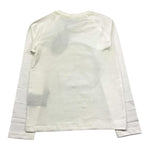 TRUSSARDI shirt girocollo tinta unita con stampa in contrasto Bianco per Neonato TIA24027TSN BIANCO TRUSSARDI 