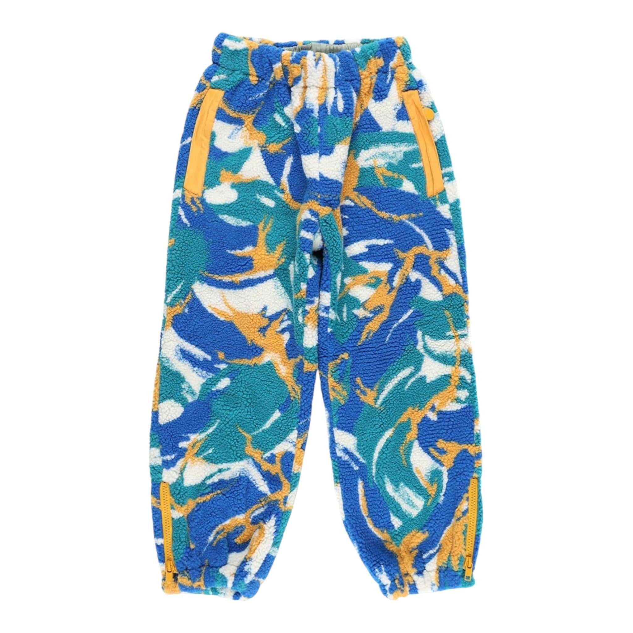 STELLA McCARTNEY pantalone tinta unita con fantasia tessuto teddy Bianco per Bambino TV6Q90 BIANCO STELLA McCARTNEY 