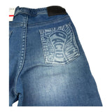 Cesare Paciotti Pantalone Effetto Denim Tinta Unita con Elastico In Vita per Bambino PTP5101B BLU CESARE PACIOTTI 