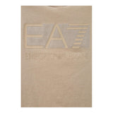 Emporio Armani T-Shirt Girocollo Tinta Unita con Logo per Bambino U6155 BEIGE EMPORIO ARMANI 
