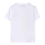 Diesel T-Shirt Girocollo tinta unita con Stampa Bianco per Bambino J02033X BIANCO DIESEL 