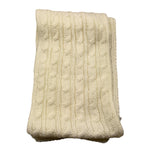 PATRIZIA PEPE sciarpa tinta unita con logo Panna per Bambina 7F0019 PANNA PATRIZIA PEPE 