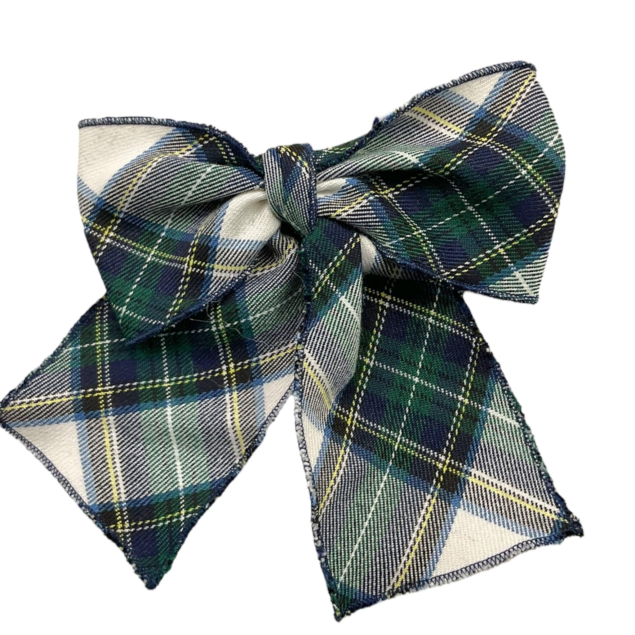 PICCOLA LUDO spilla modello fiocco fantasia a quadri Blu per Bambina BS9WA016 BLU PICCOLA LUDO 