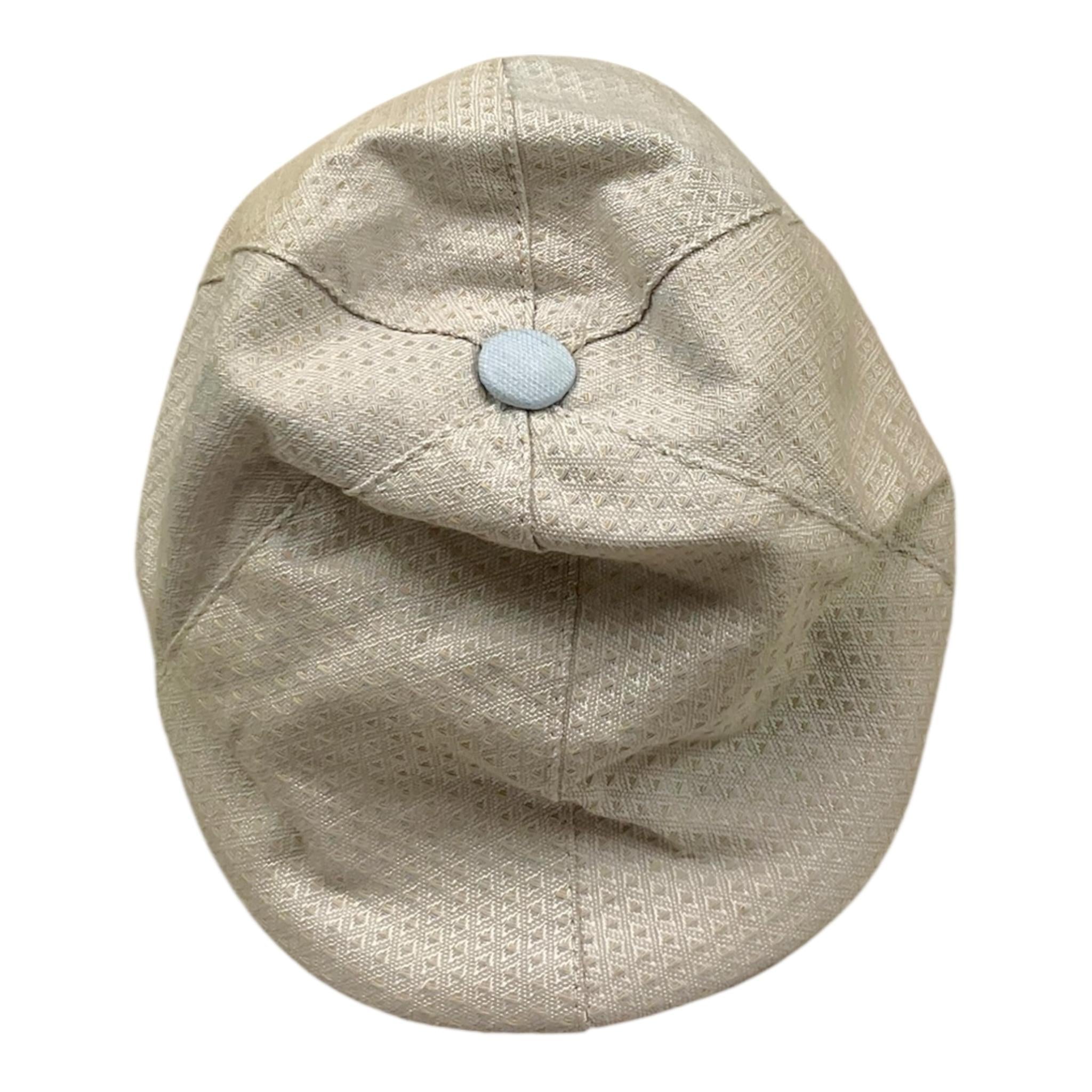 Barcellino Cappello Tinta Unita Modello Coppola per Neonato 120706 BEIGE BARCELLINO 
